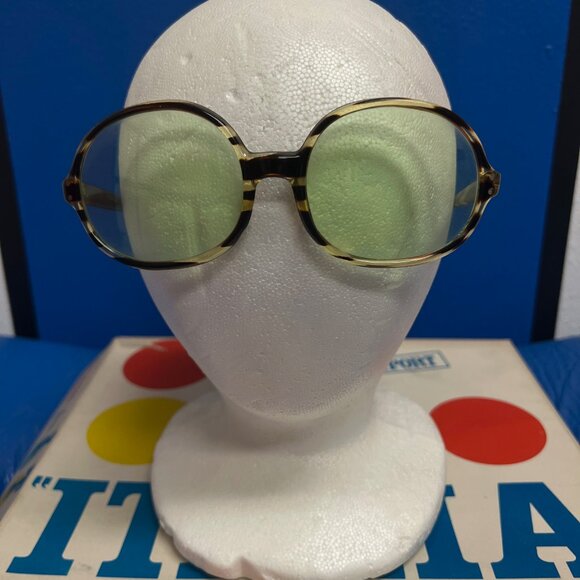 Vintage Deadstock 1960s Italian Oversized Round Sunglasses main image 7
